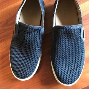 OLUKAI Women's Pehuea Slip On Shoes Trench Blue 7